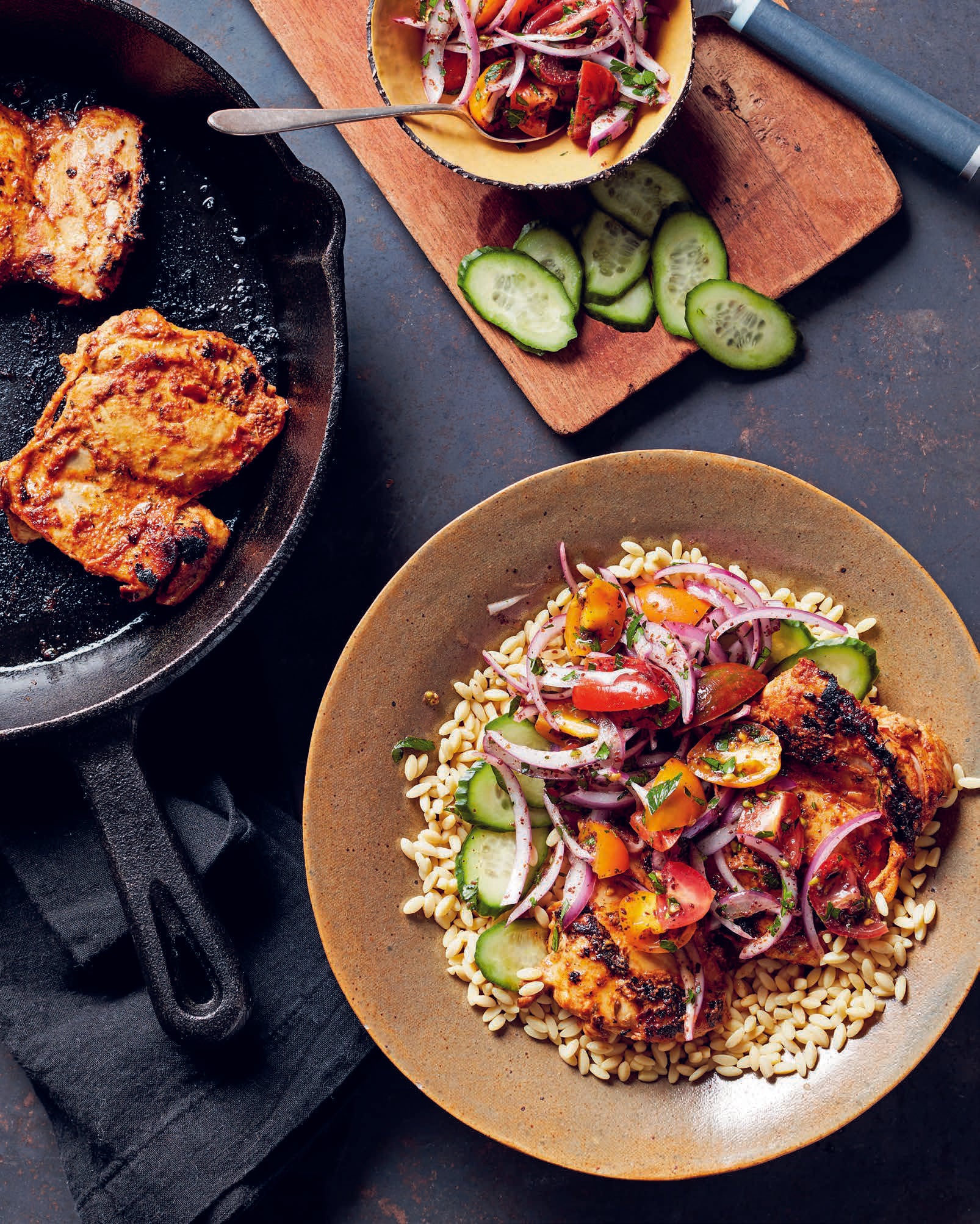 Middle Eastern Chicken & Rice Power Bowl