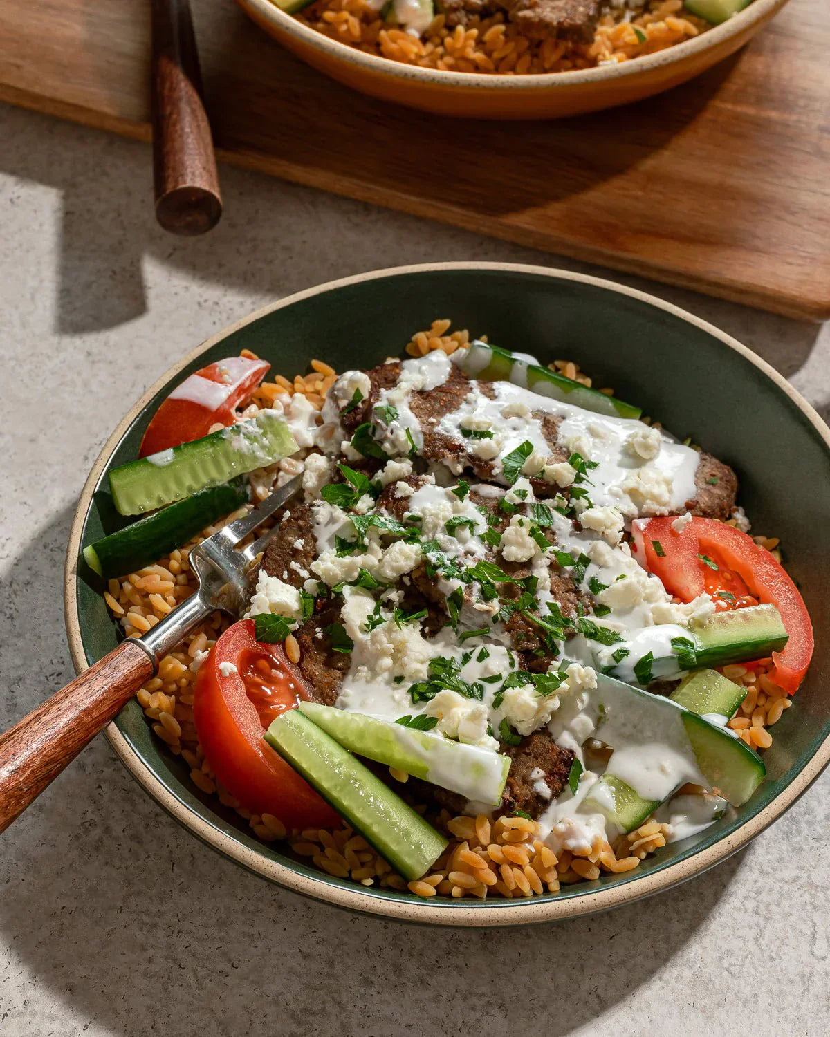 Homemade Gyro Bowl Recipe