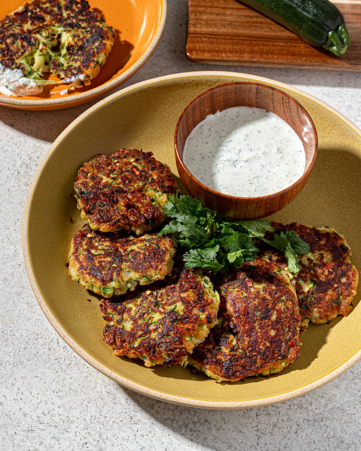 Low Carb Zucchini Fritters (High Protein) - Kaizen Food Company