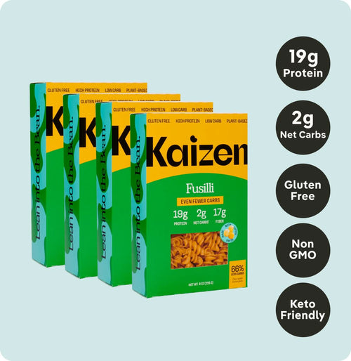 Kaizen Fusilli Even Fewer Carbs 4 Pack