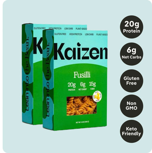 Kaizen Fusilli Low Carb Pasta Pack of 2