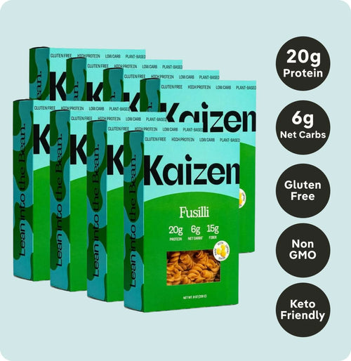 Kaizen Fusilli Low Carb Pasta Pack of 8