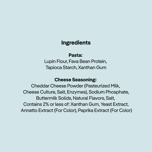 Kaizen Mac & Cheese Ingredients