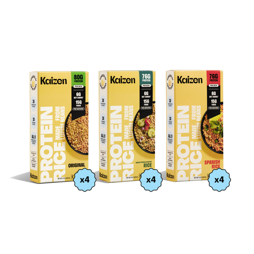Mega Rice Bundle Original Rice (x4) and Mediterranean Rice (x4) and Spanish Rice (x4) - PDP_Bundle_MegaRiceBundle_FullVariety - Kaizen Food Company