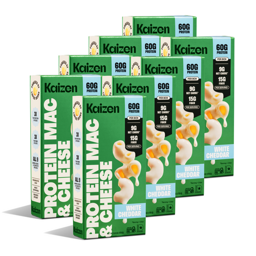 Low Carb White Cheddar Mac & Cheese 8-Pack - Kaizen Food Company