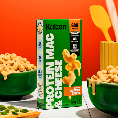 Low Carb Spicy Buffalo Ranch Mac & Cheese