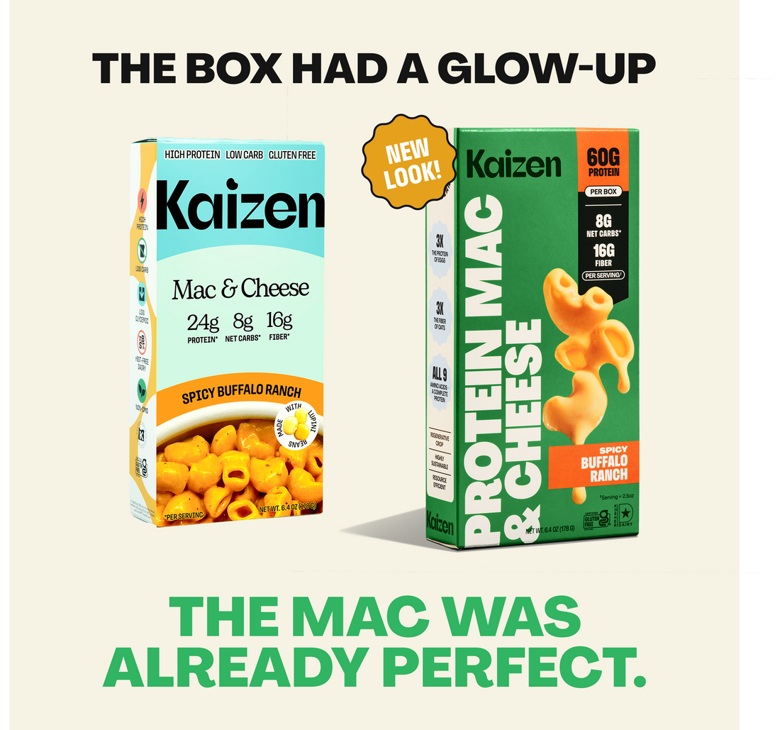 Low Carb Spicy Buffalo Ranch Mac & Cheese | Kaizen Food Company
