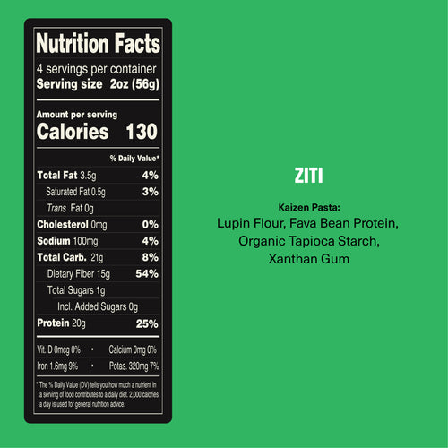 Low Carb Ziti - Kaizen Food Company