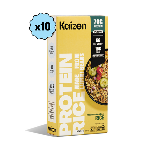 Low Carb Mediterranean Rice 10-Pack - Kaizen Food Company