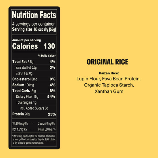 Low Carb Rice | Kaizen Food Company