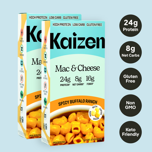 Low Carb Spicy Buffalo Ranch Mac & Cheese