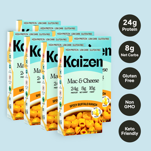 Low Carb Spicy Buffalo Ranch Mac & Cheese