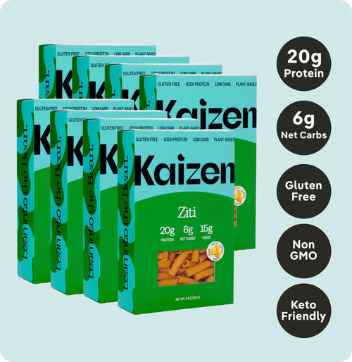 Kaizen Ziti Low Carb Pasta Pack of 8